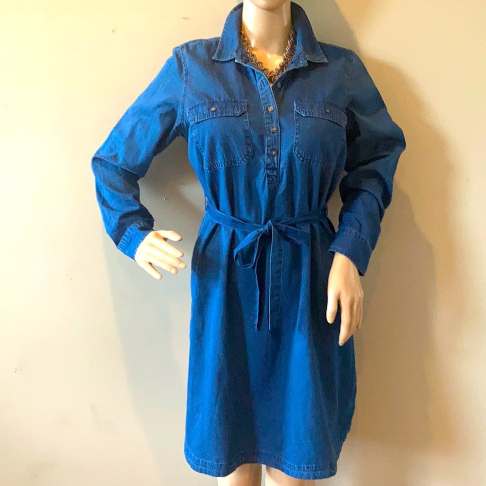 🌟Maternity denim dress